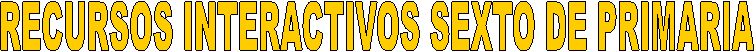 RECURSOS INTERACTIVOS SEGUNDO DE PRIMARIA